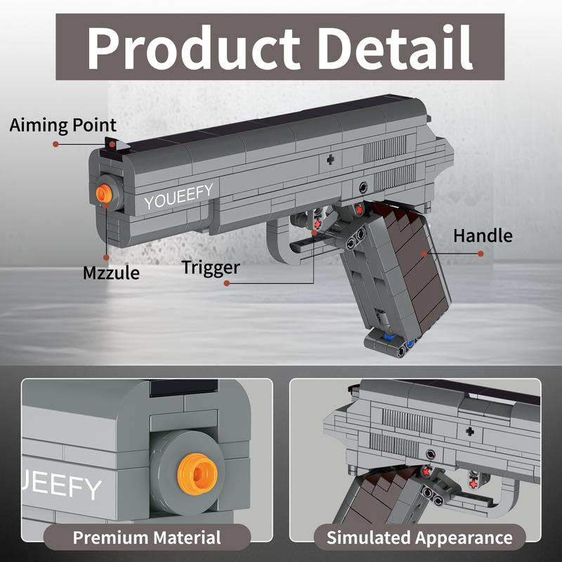 432PCS P320 Building Block Sets, Model Building Bricks Kit, Unique Collection Building Toys Gifts for Teens and Adults, Stress Relief Toy, Fathersdaygift