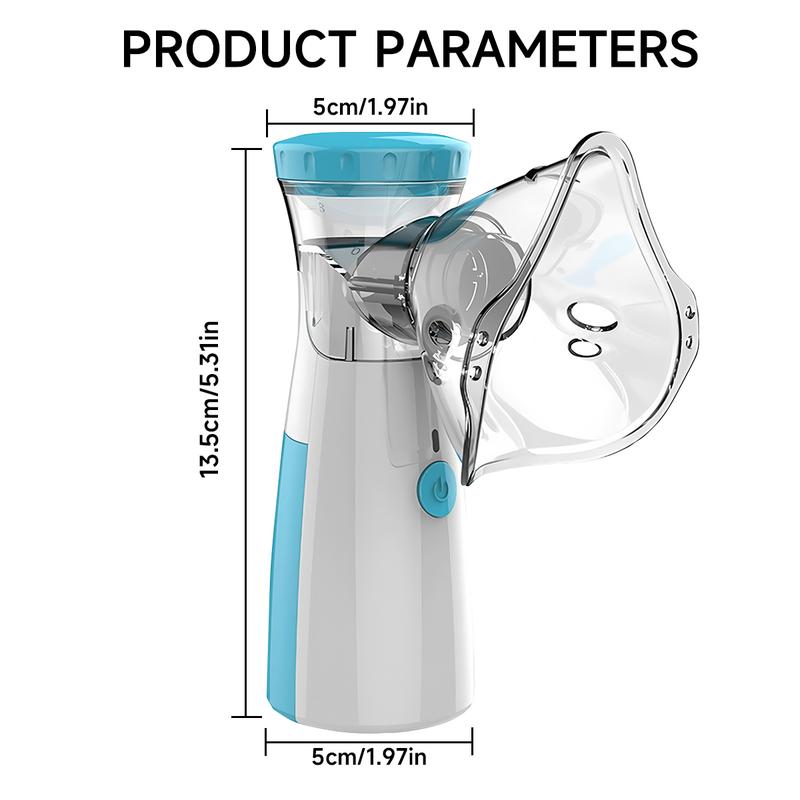 Portable Nebulizer, Handheld Mesh Nebulizer Machine for Kids Adults, Effective Breathing Machine Nebulizer Inhaler Home Use Travel