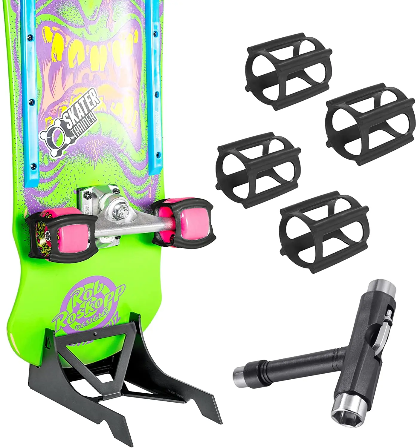 Skater Trainer Gift Pack - Skater Trainers + Origami Skateboard Stand + Skate Tool