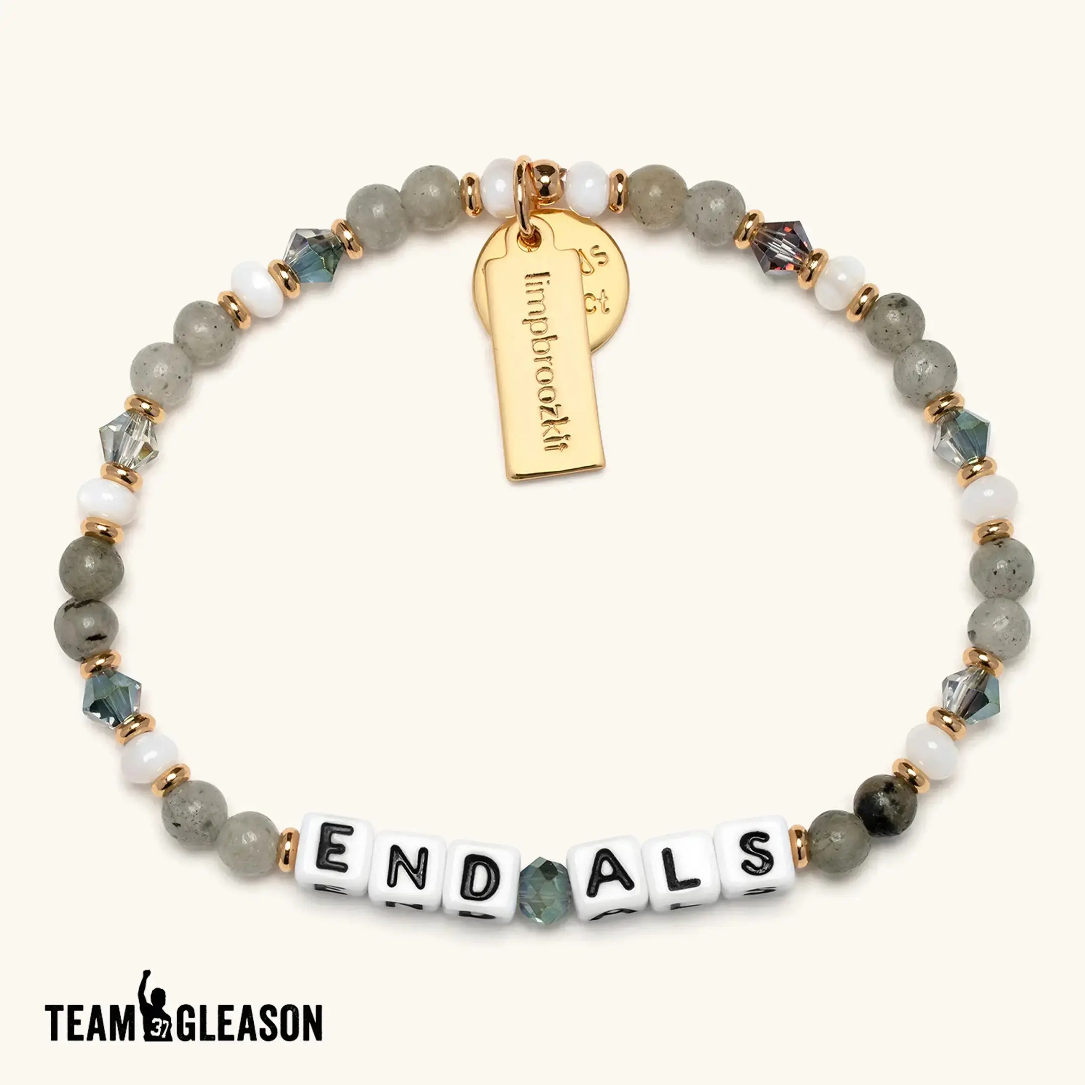 Little Words Project Bracelet - Brooke Eby ALS Awareness Giveback, Inspirational Jewelry with Adjustable Beaded Design, Trackable, Unisex Multi-Size (Choking Hazard Small Parts), Beaded Bracelet, Easy Style, Bracelets