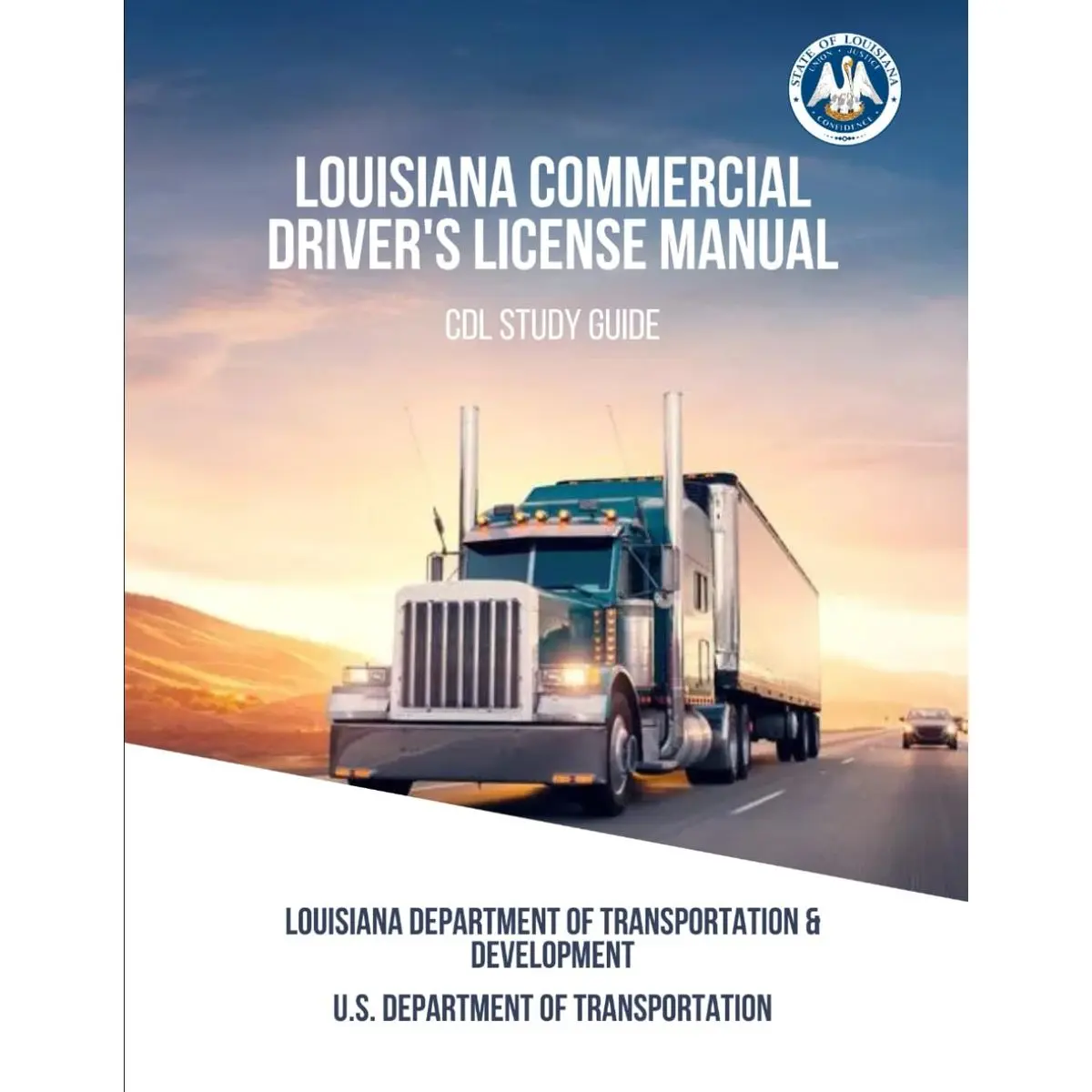 Louisiana Commercial Driver's License Manual: CDL Study Guide Paperback – January 12, 2025