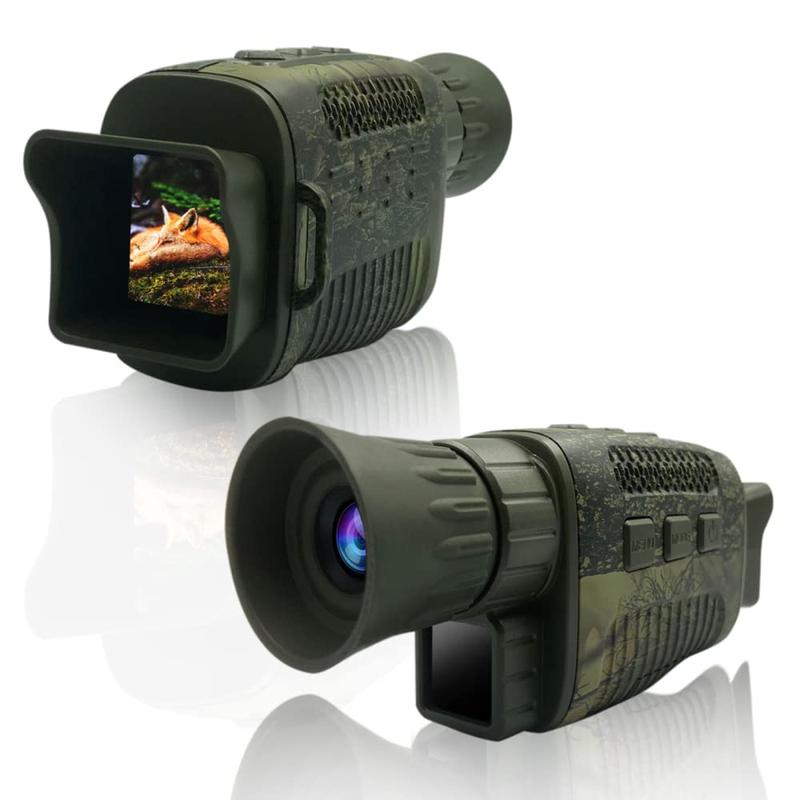Digital Night Vision Monocular 1080p with IR LED, Handheld Night Goggles for Hunting and Outdoor Use