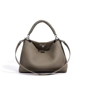 SADI new locomotive bag fashion bag large capacity messenger bag leather niche premium commuter handbag light luxury