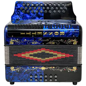 Rossetti 31 Button Accordion 12 Bass FBE Blue and Black Rossetti 31 Button Accordion 12 Bass FBE Blue and Black