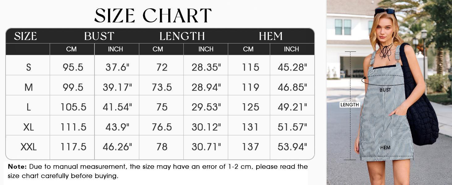 Imily Bela Womens Casual Striped Denim Dress Summer Pinafore Overalls Romper Adjustable Straps Jumper Dress with Pockets