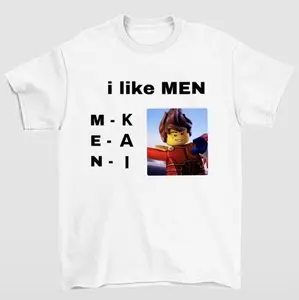 I Like Men Kai Ninjago Meme Graphic Tee Funny Viral Fan Shirt