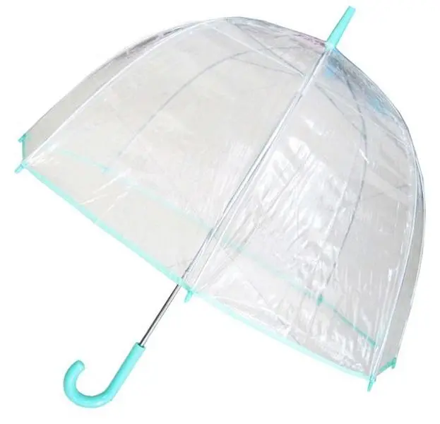 212 MAIN Transparent Cloth Dome-Shaped Bubble Umbrella - Lightweight Telescoping Umbrella for Home Use, Lightweight Telescoping Umbrellas
