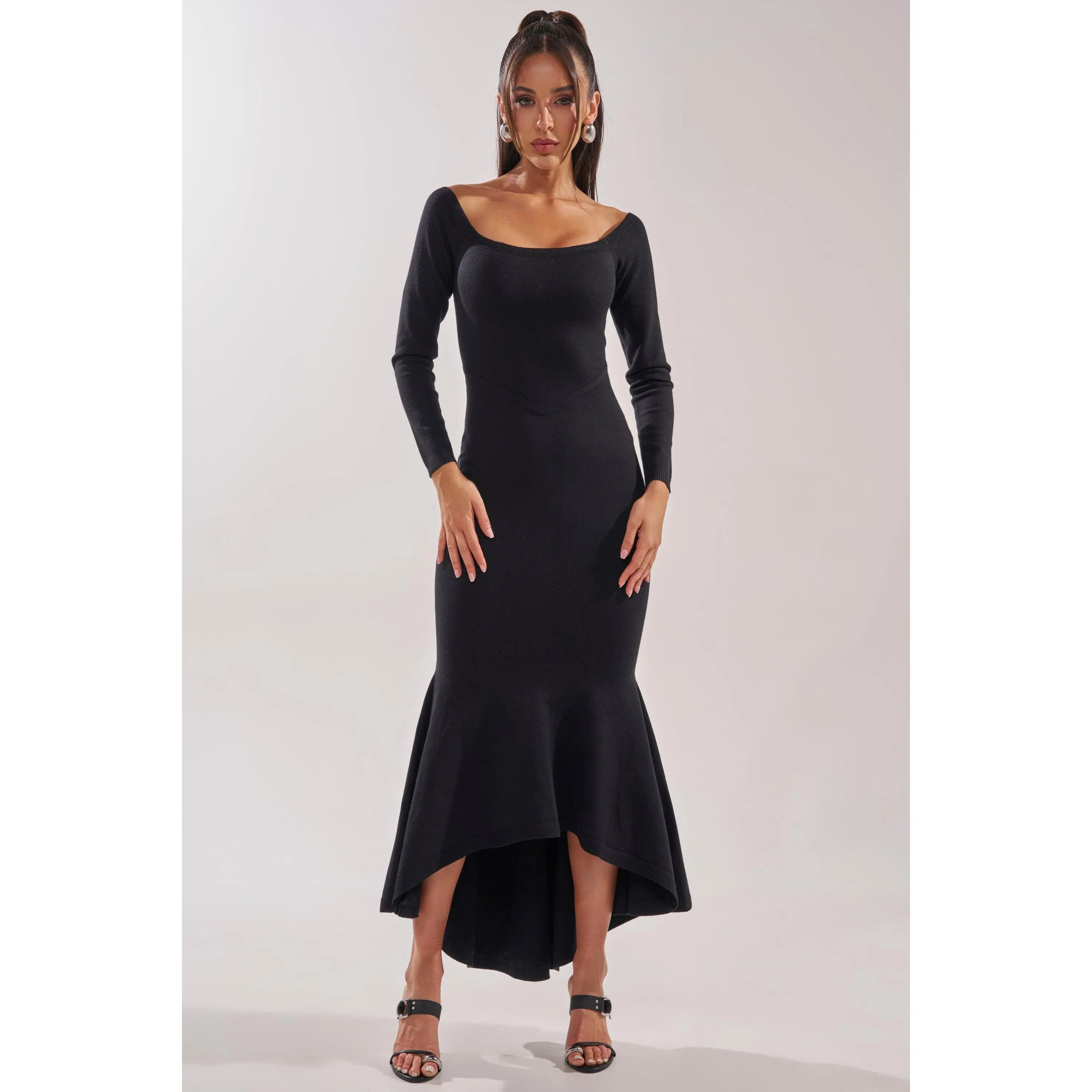 skivvy dress long sleeve Sicri Smoothing Long Sleeve Dress