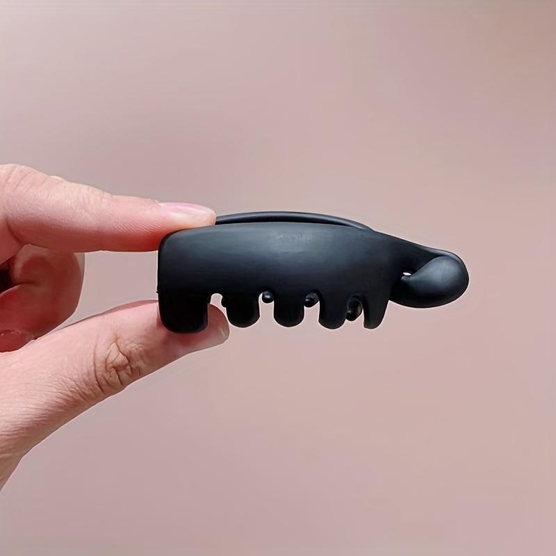 Amber and Black Leopard Print Vintage Oval Non-Slip Banana Hair Clips for Women 4 Single Suitable for Secure Ponytails, Bun Hairstyles, and Curly Hair Styles