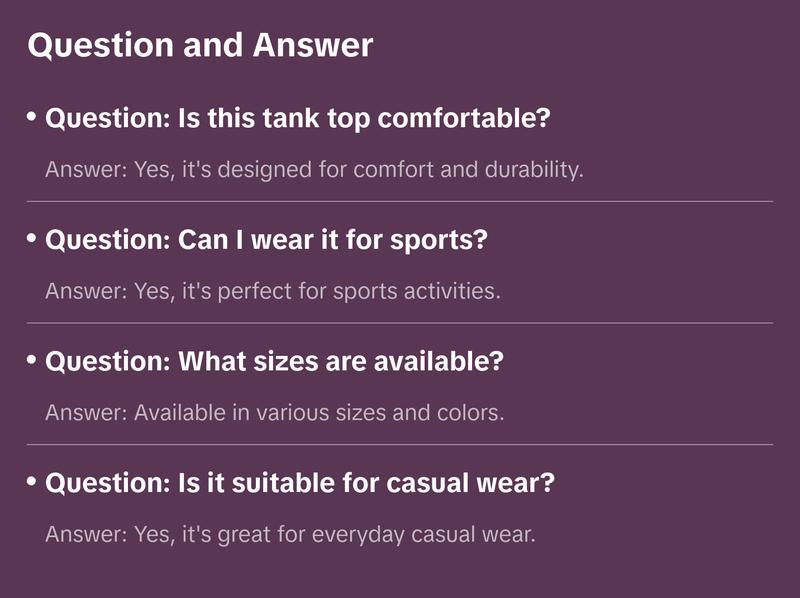 Motion Jersey Tank Womenswear Tops Casual Clothing