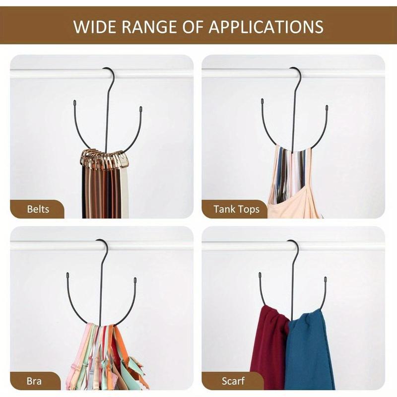 Hat Holder Hanger, 1/2/4 Counts Hat Organizer, Belt Hanger, Belt Organizer, Bra Hanger, Space Saving Stainless Steel Multi-function Hat Organizer Rack, Home Organizer for Closet-YY