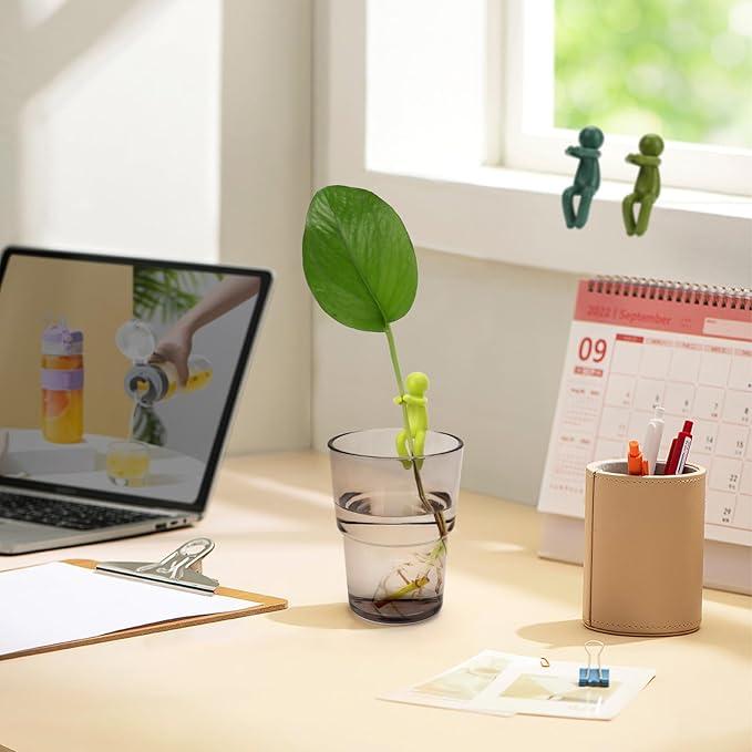 【FaddishDeal】3/6PCS Friends of plant reproduction;Leaf supports for sprouting and cutting, lovely decorations, gifts for indoor garden plant lovers, etc Springtok.