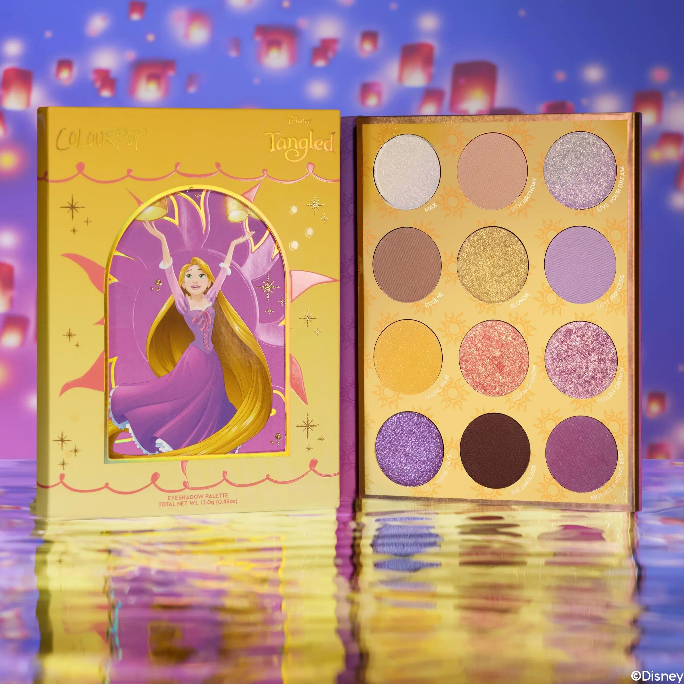 ColourPop x Tangled Best Day Ever Shadow Palette - Disney 0982