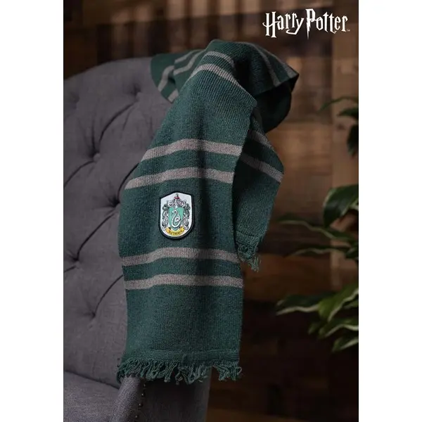 Harry Potter Wool Slytherin Scarf, Decorative Scarf, Scarf Style