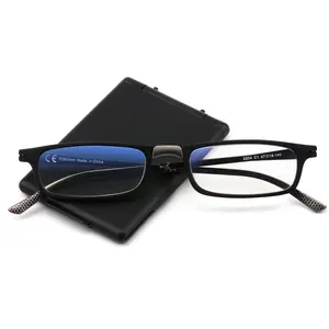 Patented Foldable TR90 Reading Glasses - Portable, Scratch-Resistant, with Hard Case & Stickers | 1.00-3.00 Diopters
