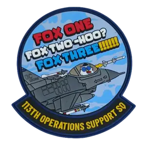 Fox One Two Three PVC Patch