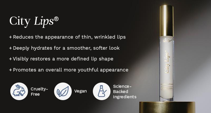 City Beauty City Lips Plumping Lip Gloss -  Visibly Plumps Lips & Smooths Lip Lines | Deep Hydration for Fuller, Younger-Looking Lips