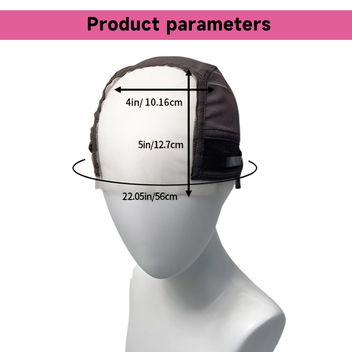 Swiss Lace Wig Cap for Women, Glueless Breathable Transparent Lace Wig Cap with Adjustable Elastic Headband, Comfortable Secure Fit for Lace Front Wigs