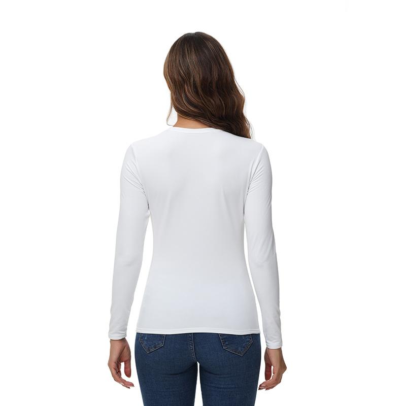 Women's Thermal Long Sleeve Top - Lightweight Warm Base Layer for Casual Winter Wear Buy 1 Get 1 Free Essential Tee