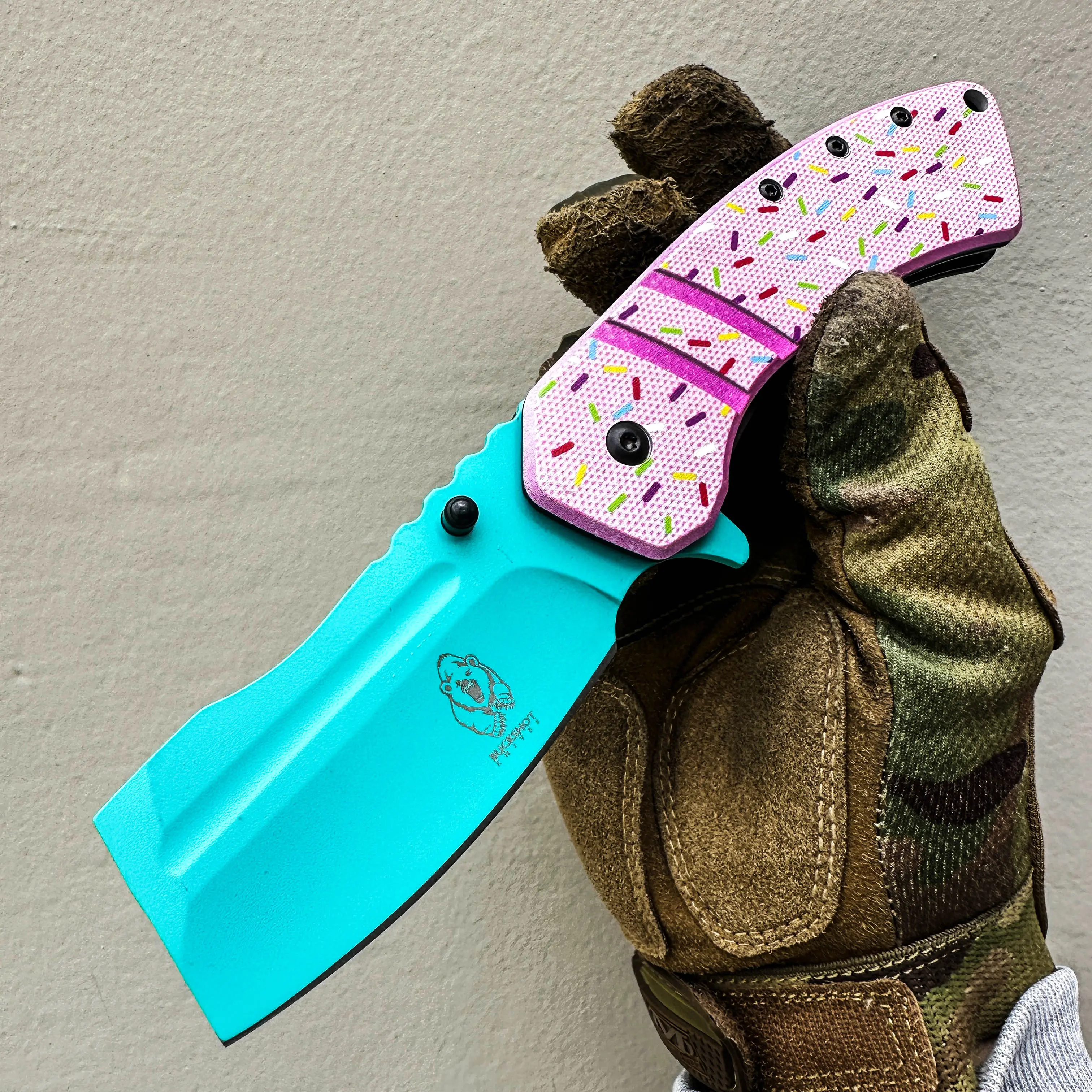 8" Premium Outdoor Folding Pocket Knife for Stylish Collection – Razor Sharp Stainless Steel Blade, Compact & Durable Gear Tools for Camping, Hiking, Survival, Tactical and Everyday Carry (EDC)