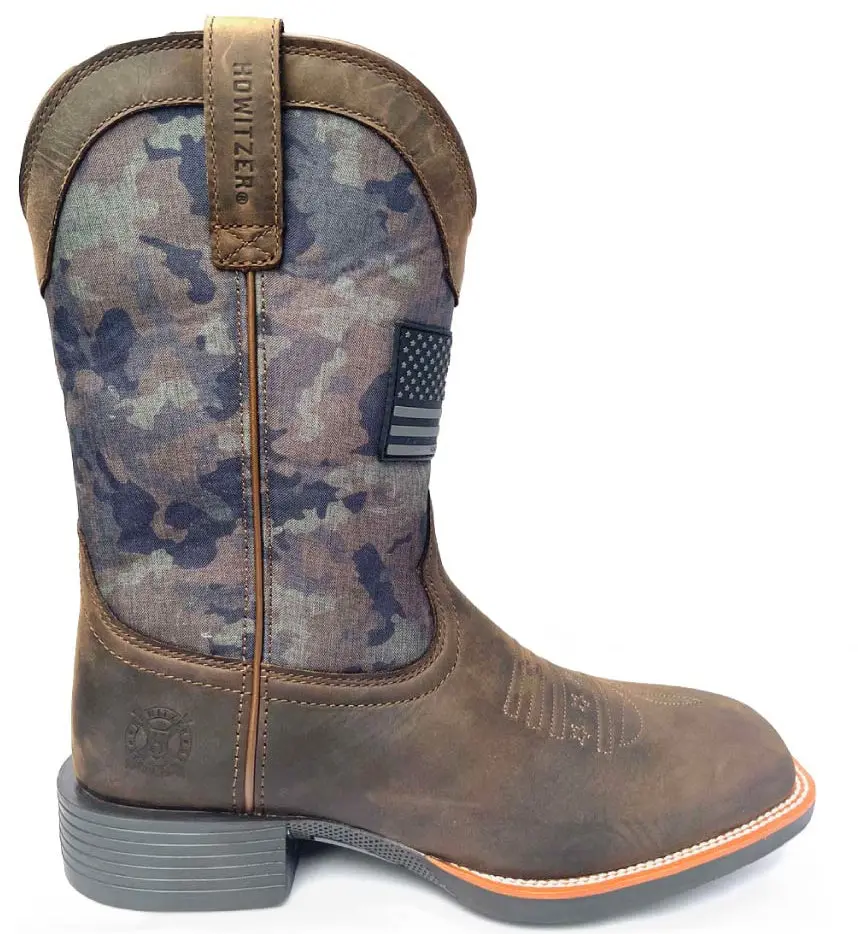 Howitzer Style Men's Boots Shoes Freedom, Cowboy Boot