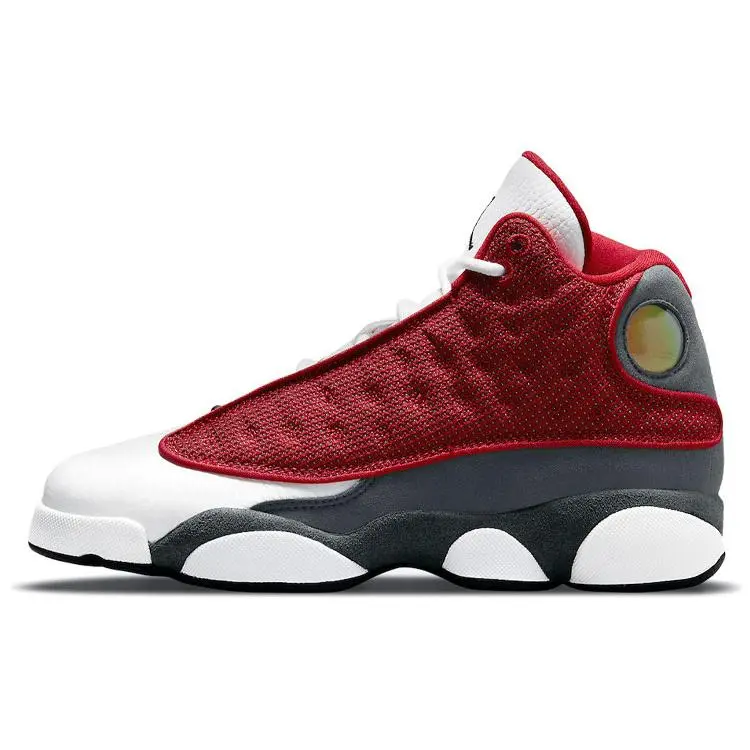 Jordan 13 Retro Gym Red Flint Grey High Top Basketball Shoes Men's DJ5982-600