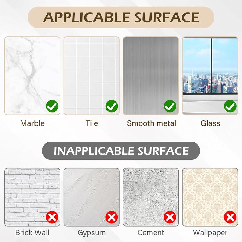 2 PCS Suction Cup Hooks for Shower Home Essentials Removable Shower Towel Hooks Suction Hooks No Drill Hook for Glass Door, Christmas Idea Gifts Windows, Tile, Robe, Bathroom Suction Hook Home Have Must