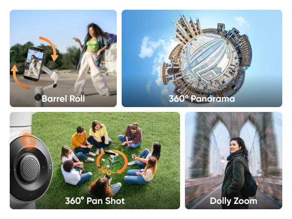 Insta360 Flow 2 Pro Creator Bundle - Foldable AI Phone Gimbal, Track in 200+ Apps with Apple DockKit, Multi-Person Tracking, 360º Pan Tracking, Built-in Tripod/Selfie Stick, iPhone/Android Portable Stabilizer