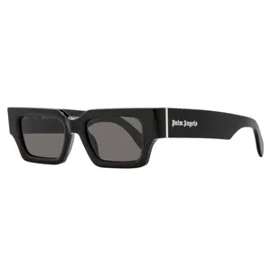 Palm Angels Hyde Rectangular Sunglasses PERI086 1007 Black 50mm