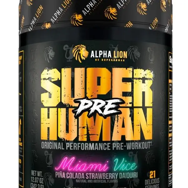 Alpha Lion SuperHuman Pre-Workout High Potency Supplement Powder - 21/42 Servings, 325mg Caffeine, 4g L-Citrulline, Body Recomp Support, Energy-Focus & Endurance Booster, Jar, Made in US, Yes