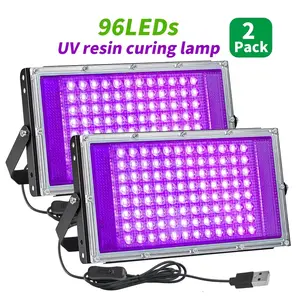 Professional LED resin curing lamp, equipped with 144/96 LED beads—high-power light source for rapid curing.