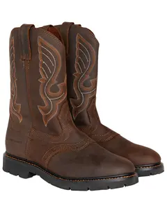 Cody James Men's Mustang Western Pull-On Work Boot Soft Toe - C9rr2
