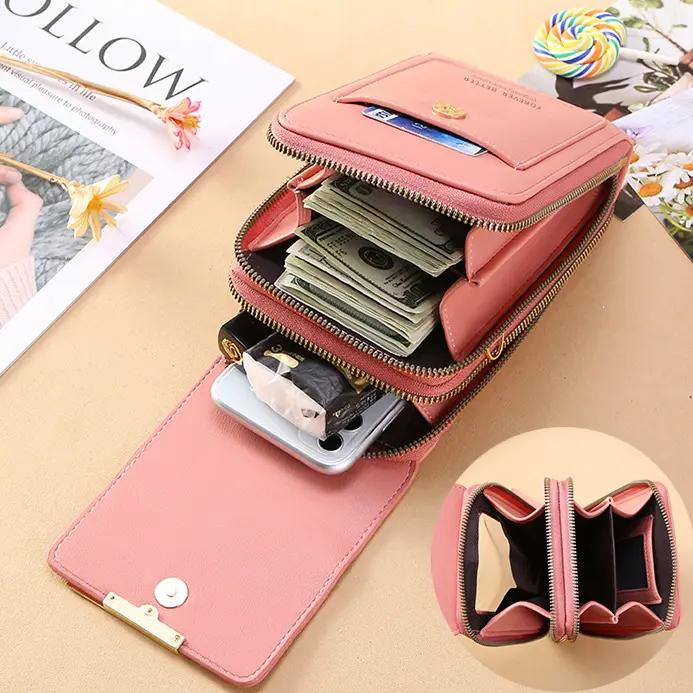 Women's Touch Screen Mobile Phone Messenger Bag 2025 New Fashion Key Change Bag Women's Touch Screen Mobile Phone Messenger Bag 2025 New Fashion Key Change Bag