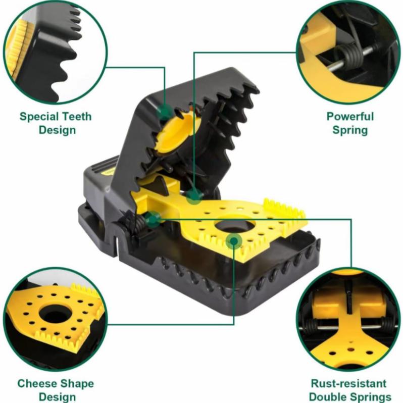 4 Pack Mouse Deterrent Traps, Indoor Outdoor and Car Engine Protection, Safe for Pets and Kids, Long Lasting Mouse Deterrent, Works with Repellent Balls, Kitchen Tools, Kitchen Gadgets