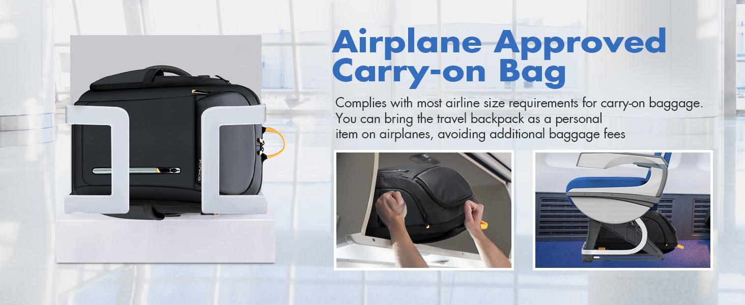 Business Backpack for Men-Waterproof Backpack fit 17.3 Inch Laptop, Nylon Travel Backpack with USB Charging Port Anti-Theft Pocket, 30L elite bag