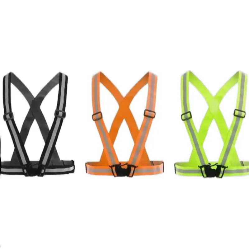 1pc Hi-Viz Comfortable Running Belt - Ergonomic Design, Reflective Safety Gear with Storage for Runners in Black, Orange, Neon Green for Training Sessions