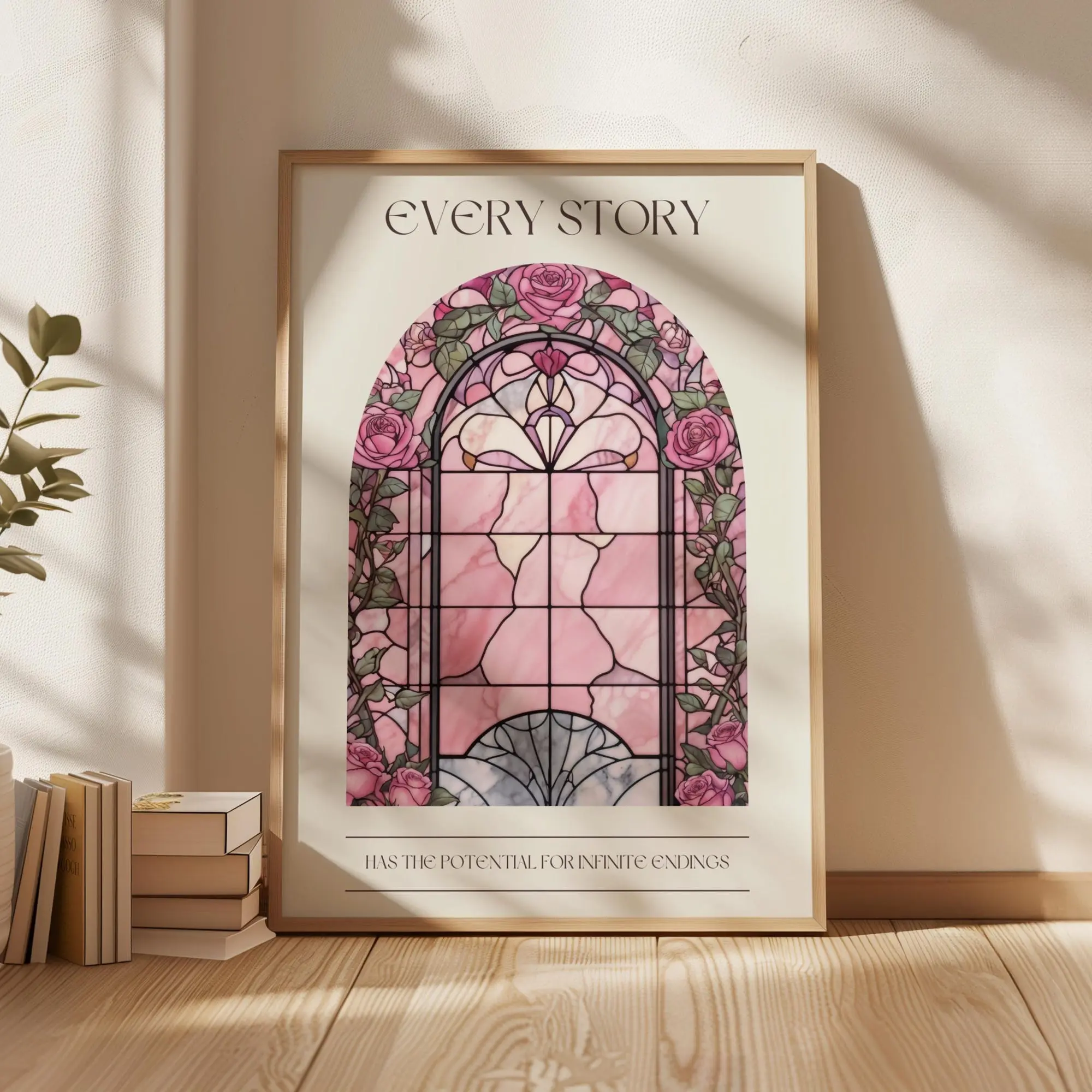 Once Upon a Broken Heart Print, Evangeline Fox Poster, The Archer and the Fox, Bookish Wall Art, Stephanie Garber (Unframed)