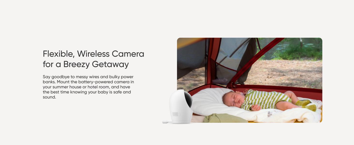 【Exclusive Bundle】eufy Baby Monitor E20 with 2K HD Camera, 5'' 720p Display, Hybrid Wi-Fi and No Wi-Fi Connection, App and Monitor Control, Pan-Tilt, 4× Zoom, Portable Camera with Built-in Battery, ANR, Smart Alerts, Secure with Anti-Hack Protection 【Exclusive Bundle】eufy Baby Monitor E20 with 2K HD Camera, 5'' 720p Display, Hybrid Wi-Fi and No Wi-Fi Connection, App and Monitor Control, Pan-Tilt, 4× Zoom, Portable Camera with Built-in Battery, ANR, Smart Alerts, Secure with Anti-Hack Protection