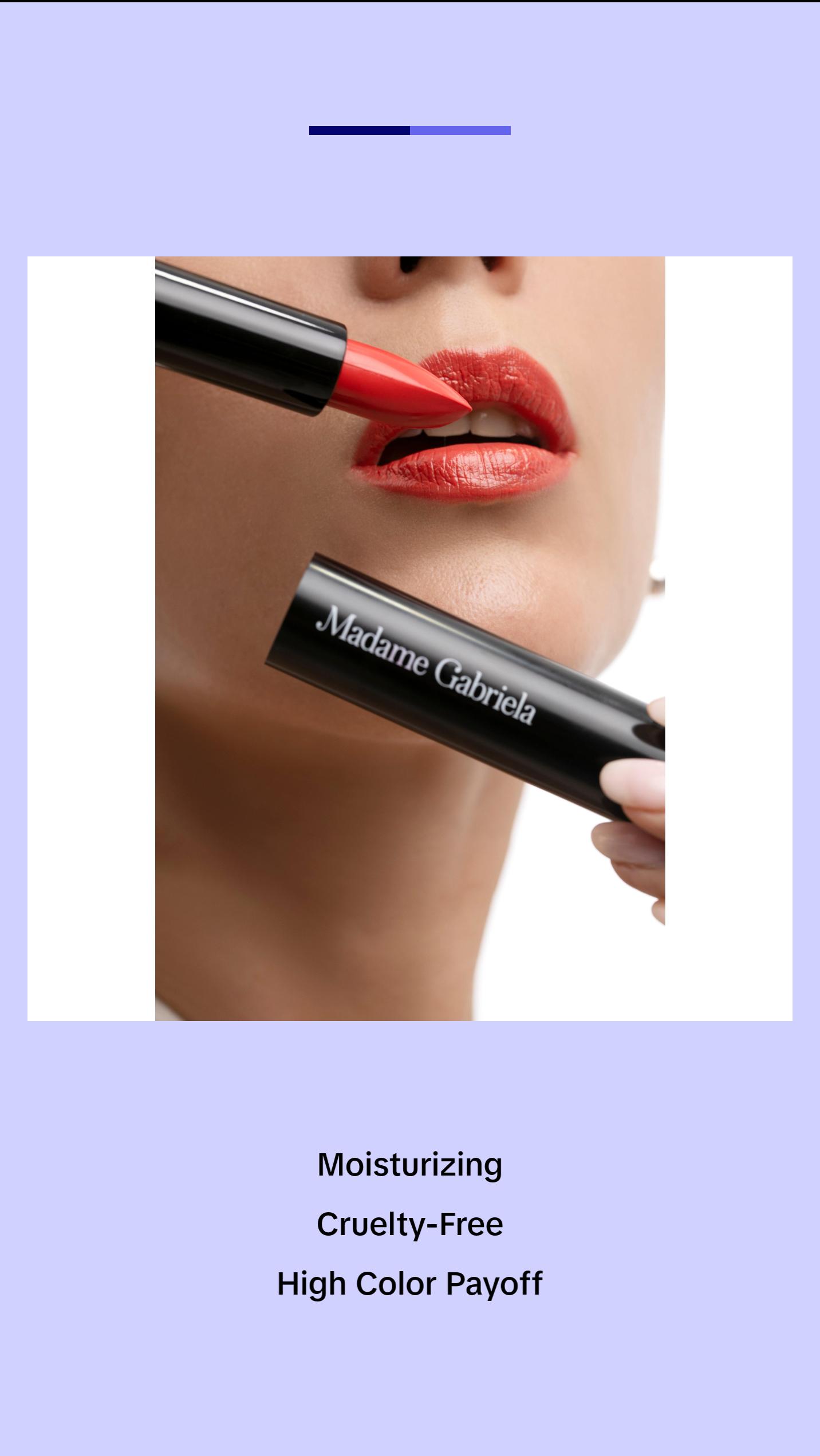 MADAME GABRIELA Coral Red Lipstick - Infused with Manuka Honey, Shea Butter, and Oils - Clean, Moisturizing, Natural - Cruelty-Free, Paraben-Free - Unique for All Skin Tones - Mexico City at 9PM