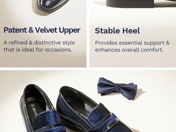 Bruno Marc [Everett] Men's PU Leather Slip-On Loafers Footwear Walking Shoes Elegant Shoe Flat