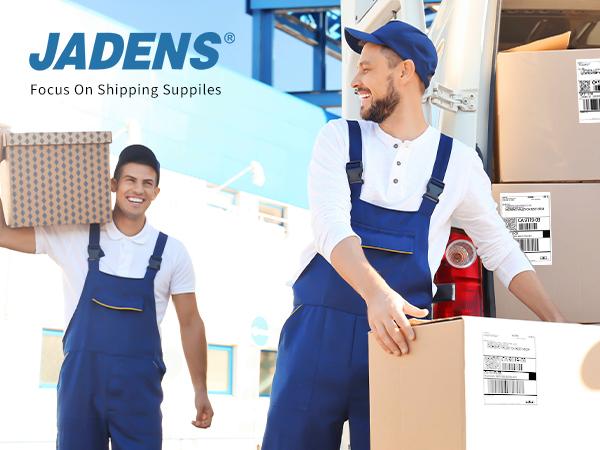 JADENS 4x6 Thermal Labels - 350 Labels,  Most Thermal Printer, Perforated, Commercial Grade,