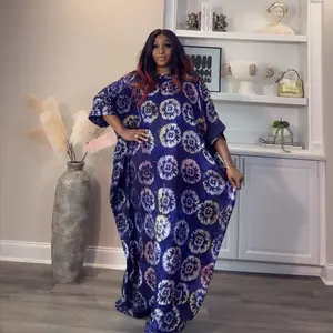 Delilah Luxury Open Back Kaftan Dress – Vibrant Abstract Print Maxi – One Size Fits All (O/S)