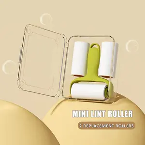 Mini Sticky Lint Roller with Tear-off Refills & replacement roller