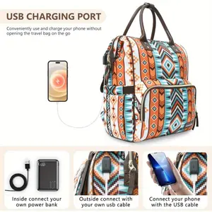 Western Storm Simiya Mom Bag Multifunctional Maternity Backpack Separate Storage for Walking with Baby/ Shopping/ Short Trips/ Family Outings Suitable for All Scenarios