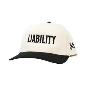 Liability MadHatter's Premium Embroidered Snapback Adjustable Trucker Hat Classic 5-Panel Polyester Cotton Blend Mid-profile Structured Design