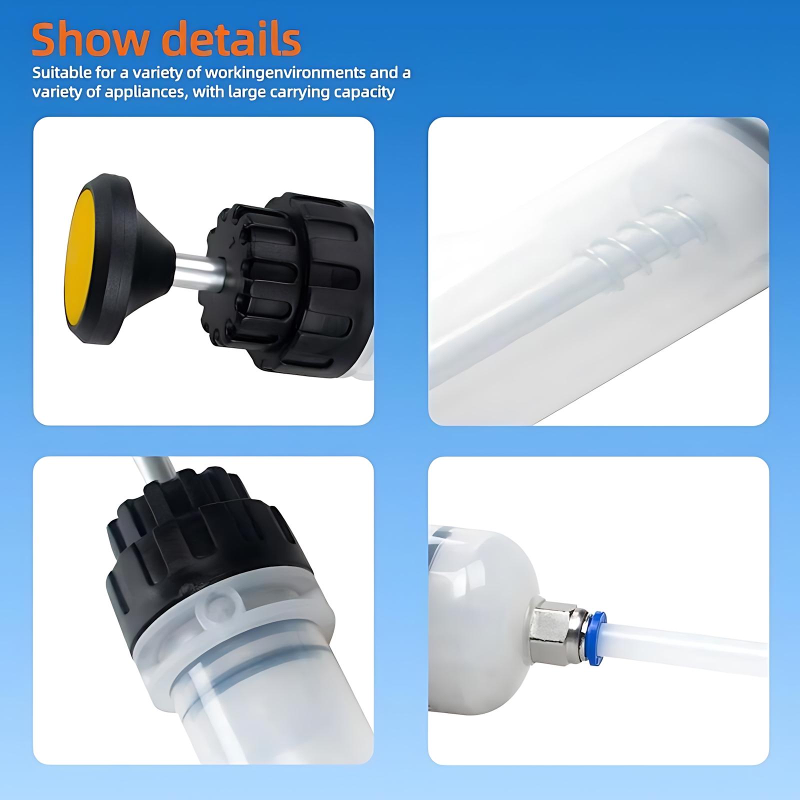 500CC Manual Oil Extractor Pump Automotive Fluid Transfer Tool for Car Maintenance Quick Absorption Fuel Suction Hand Pump