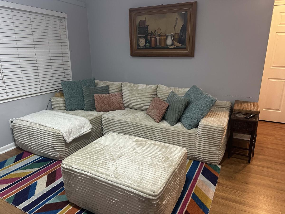 Item: Beige Plush Corduroy