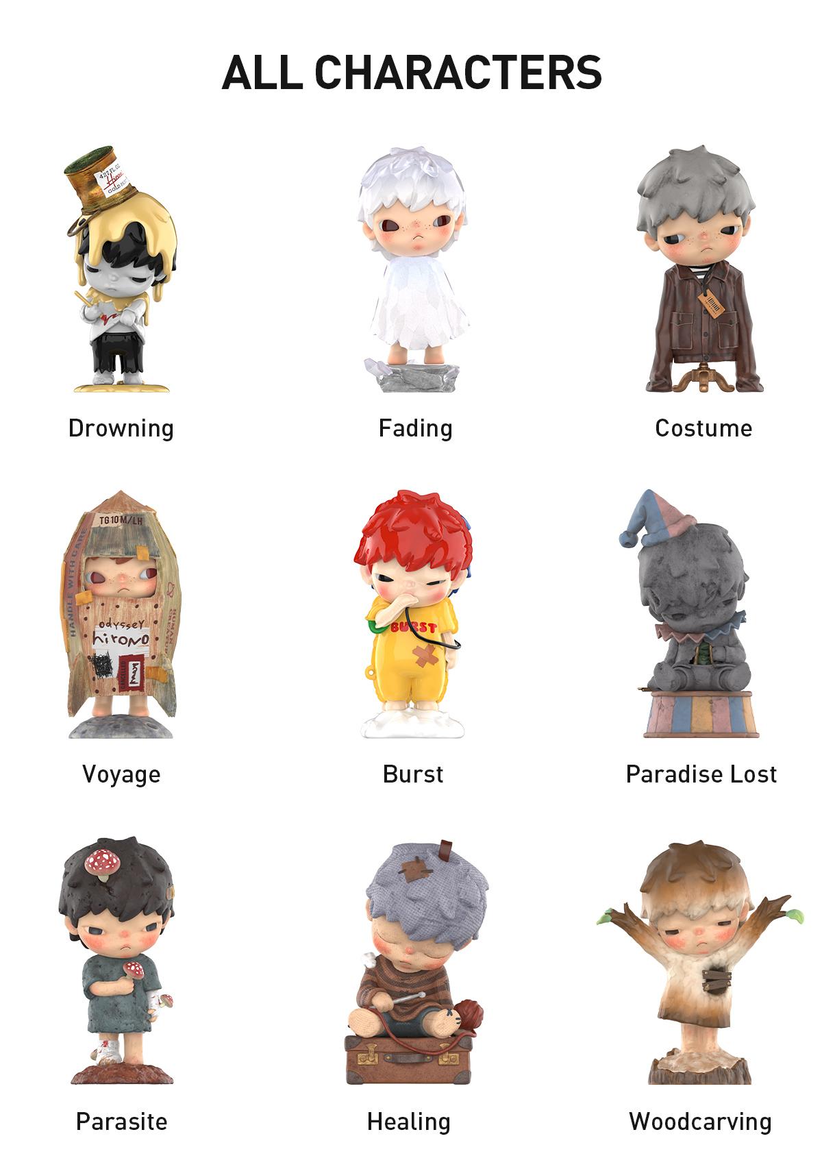 POP MART HIRONO Reshape Series Figures, Blind Box