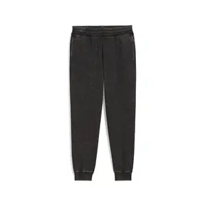 PUMA Womens Essentials Elevated Comfort Wash Sweatpants Casual - Black