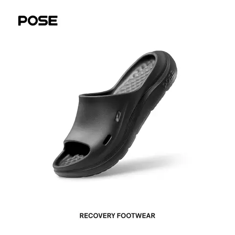【Fall Deals】POSE RELAX-FIT 1.0 Unisex Chic House Slippers - Lightweight, Cushioned, Flexible Shock-Absorbing Cloud Shoes for Women, Plantar Fasciitis Relief, Anti-Slip Flat Sole All Seasons Indoor/Outdoor Footwear